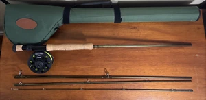 Cabela's Traditional II Fly Fishing 4-Piece Rod 9', #8 w/ Three Forks Reel, Case - Picture 1 of 12
