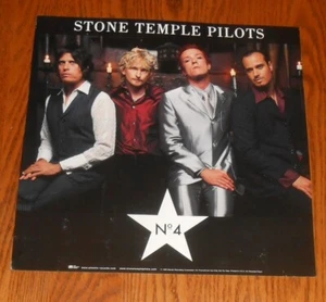 Piloti Tempio di Pietra n. 4 Poster Quadrato Piatto 2 Lati 1999 Promo 12x12 - Foto 1 di 2