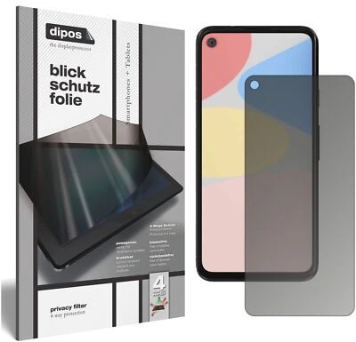 Screen Protector for Google Pixel 4a Privacy Filter 4-Way Protection dipos - Image 1 of 4