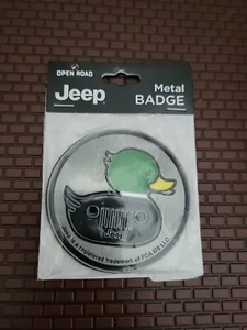BRAND NEW Mallard Duck Jeep Metal Badge By Open Road  - Picture 1 of 2