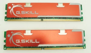 G.SKILL 2GB 2X 1GB DDR2 800 PC2-6400 Desktop RAM F2-6400CL5D-2GBNQ - Picture 1 of 2