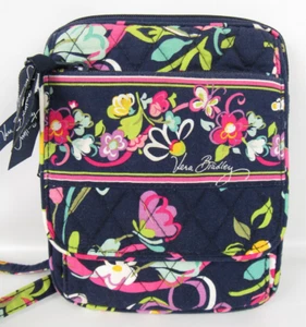 Vera Bradley Mini Hipster Crossbody Purse Double Zipper w Flap FLORAL - Picture 1 of 11