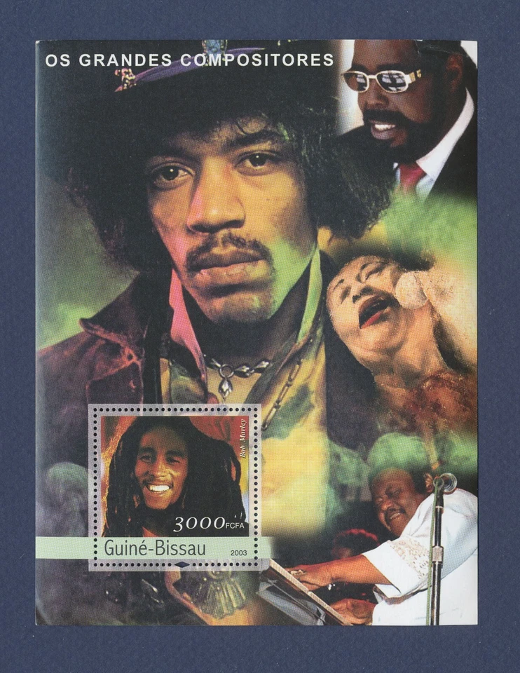 GUINEA-BISSAU - MNH S/S - Bob Marley - música - 2003 --c Foto 1 de 1