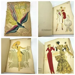 1947 Modeles Originaux French Fashion Plates Book Of 79 Magazine Semini Ed LB - Picture 1 of 12