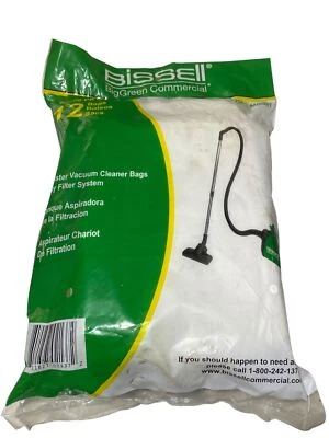 BISSELL C3000-PK12 Canister Vacuum Cleaner Bags 2-Ply Filter - New - Image 1 of 2