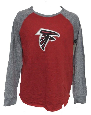 New Atlanta Falcons Mens Sizes S-M-L-XL-2XL-3XL Red Majestic Long Sleeve Shirt Cover