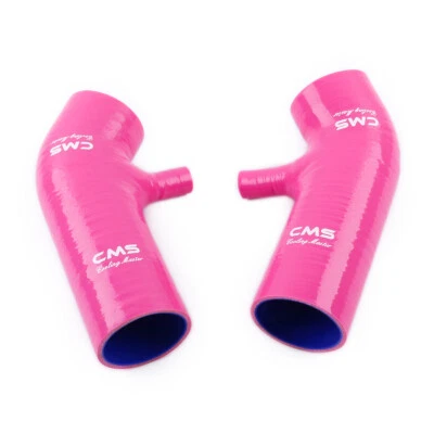 Manguera de admisión de aire de silicona rosa para Nissan 350Z 370Z G37 2007-2017 VQ37VHR VQ35HR Foto 1 de 4