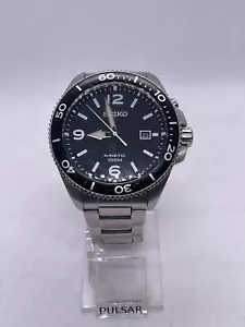VINTAGE SEIKO KINETIC EDELSTAHL 5M82-0AY0 UHR ARMBANDUHR HERREN HERREN - Bild 1 von 6