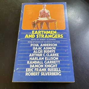 Earthmen And Strangers Asimov Anderson Vintage Sci Fi Fantasy PB Book 1977 - Imagen 1 de 7