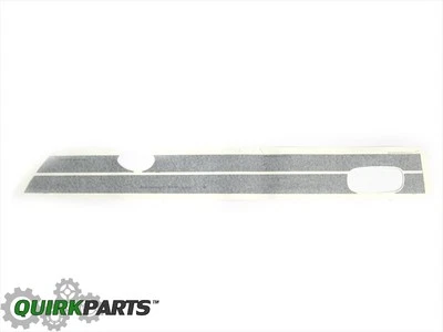 09-10 DODGE CHALLENGER FRONT LEFT DOOR STRIPE STICKER DECAL NEW MOPAR GENUINE - Image 1 of 4