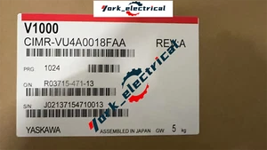 Yaskawa V1000, Model CIMR-VU4A0018FAA 380-460v 18amp7.5/10hp, NEMA BRAND NEW - Picture 1 of 2