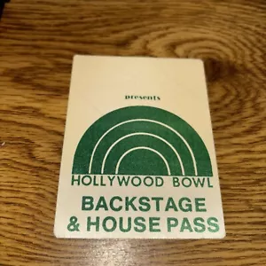 Hollywood Bowl Backstage & House Pass verde - Imagen 1 de 2
