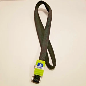 Black Dog Leash 6'x1"  Nylon Web Top Paw New - Picture 1 of 1