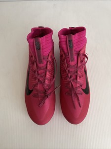 pink nike football cleats