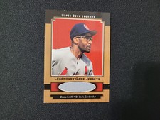 OZZIE SMITH ST. LOUIS CARDINALS 2001 UPPER DECK LEGENDS LEGENDARY GAME JERSEY