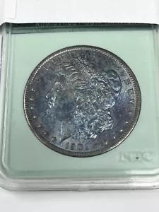 1901-O GREAT DATE MORGAN SILVER DOLLAR 90% $1 COIN US Blue Toned - Picture 1 of 2