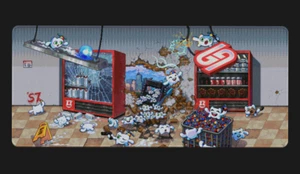 Sold Out - PIXEL CUPS x SMii7Y Mouse Pad (LIMITED EDITION) - Afbeelding 1 van 3