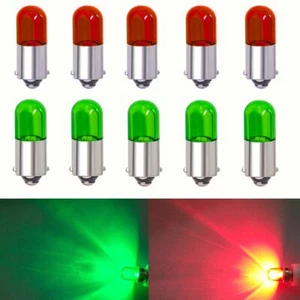 10x LED BULB FOR LIONEL 153 BLOCK SIGNAL 363 RED & GREEN POST 1950 BLOCK SIGNALS - Picture 1 of 6