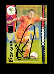 Jan Kromkamp Holland Panini Card 2006 World Cup Original Signed + A 158175