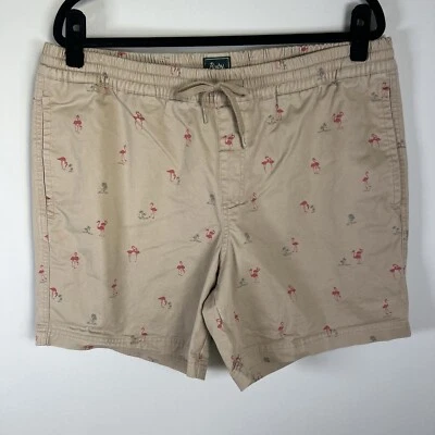 Pantalones Cortos Bixby Nomad Para Hombres Flamenco Algodón Tostado Chino Pull On Vacaciones Verano 38x6.5 Foto 1 de 4