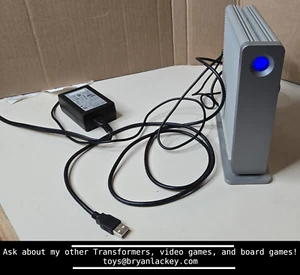 LaCie D2 Quadra 1TB USB 2.0/ Firewire 400/Firewire 800/Working tested w/cables! - Picture 1 of 2