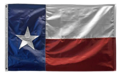 Bandera de nailon cosida bordada de 10x15 pies 10'x15' ojales grandes Foto 1 de 4