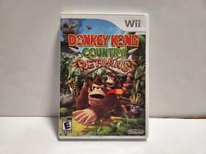 Donkey Kong Country Returns (Nintendo Wii) Estuche Original y Manual Solo - Imagen 1 de 4