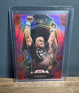 2023 Panini Select UFC Purple Tito Ortiz /99