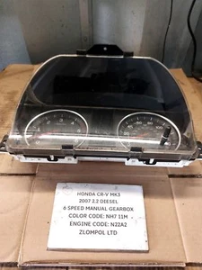 Honda CR-V Mk3 2007 2.2 Diesel - Speedometer Instrument Cluster 78100HR0359084 - Picture 1 of 6