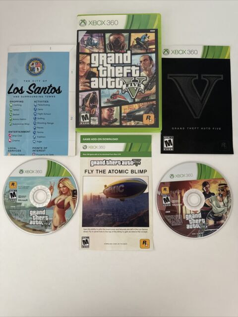 Jogo Grand Theft Auto V (GTA 5) - Xbox 360 - Loja Cyber Z