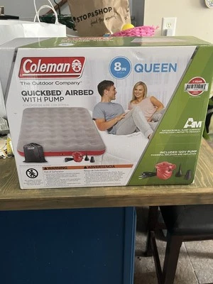 Nueva cama de aire Coleman Quickbed tamaño queen con bomba y bolsa de almacenamiento Foto 1 de 2