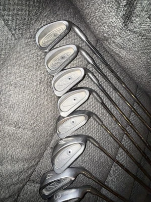 Ping Eye 2 + iron set black dot, Stiff steel shafts, Golf Pride Tour Wrap, 3-W - Image 1 of 3