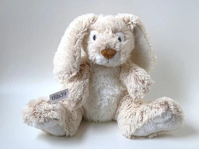 Teddy Hermann Hase Kaninchen beige braun Granulat Stofftier Plüschtier (T178) - Bild 1 von 4