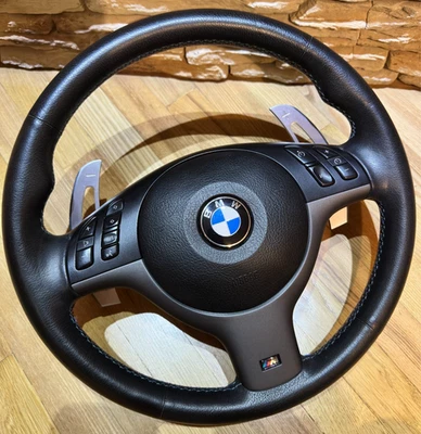 OEM BMW RECAMBIO PALANCA DE CAMBIOS VOLANTE PARA E46 M3 330Ci 328i COMPLETO Foto 1 de 4