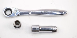 Craftsman Max Axess Pass Thru Ratchet 3/8" 29308 L-AA extensión usada 3/4" zócalo - Imagen 1 de 9