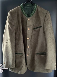 Herren Trachten Janker/Jacke Braun, grün ca. Gr. 43 v. Kaiseralm - Picture 1 of 2