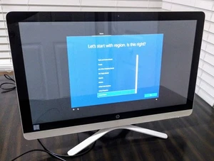HP ALL-IN-ONE 24-G014 | INTEL CORE I3-6100U 2.30GHZ | 1TB | 4GB RAM | Computer - Afbeelding 1 van 9