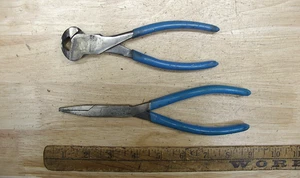 2 Vntg Channellock Tools Incl. No.718 Long Reach Duck Bill,& No.356 Nippers,VGC - Picture 1 of 19