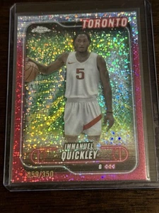 2024-25 Topps Chrome Basketball Pink Speckle Immanuel Quickley # 059/350 - Bild 1 von 6