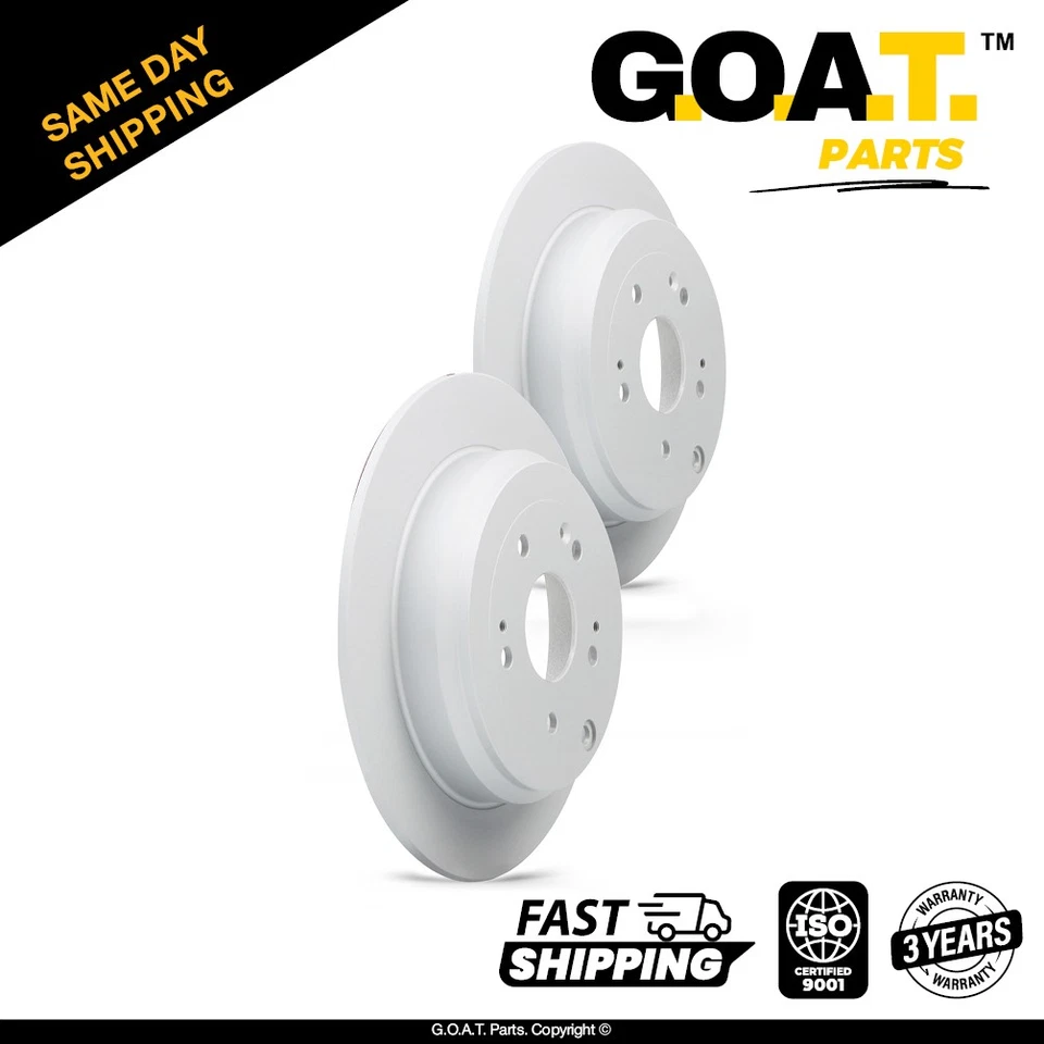 2 PC Rear Brake Disc Rotor for 2013-2018 Acura RDX 2014-2016 Honda CR-V Foto 1 de 1