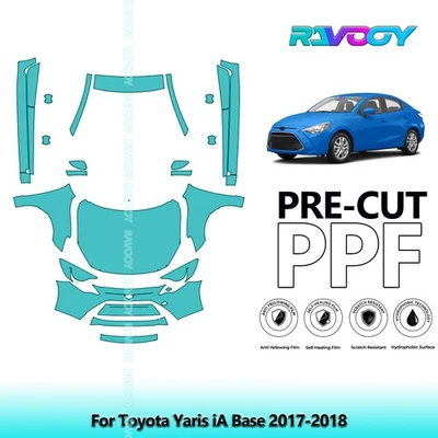 Защитная пленка PreCut PPF для Toyota Yaris iA Base 2017-2018 - Изображение 1 из 4