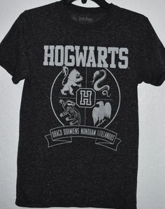 Wizarding World Hogwarts T-Shirt SMALL Harry Potter Top Linen Poly Women Small - Picture 1 of 13