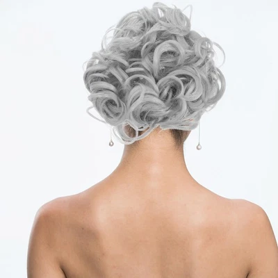  Postiche Chignon Bouclé Extension Queue De Cheval Pince À Cheveux Désordre - Immagine 1 di 4