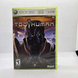 Too Human Xbox 360 CIB Completo Probado Microsoft Exclusivo Acción RPG NTSC - Imagen 1 de 3