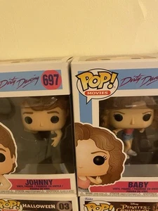 Dirty Dancing Johnny 697 Baby 696 Funko POP ORIGINALE Vaulted - Imagen 1 de 3