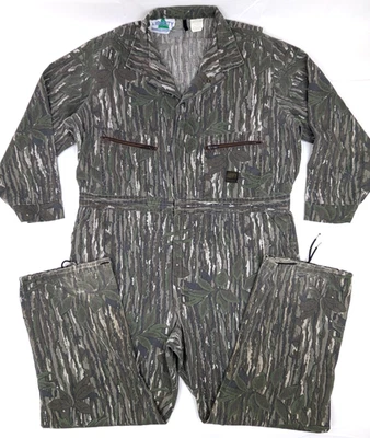 Vth Liberty Camo Realtree Coveralls Mens 2XL (52 Chest) Camouflage Tree Hunting - Image 1 of 4