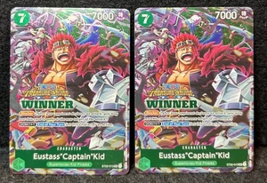 Eustass"Captain"Kid (Winner Pack Vol. 5) ST02-013 One Piece Promotion Cards x2 - Picture 1 of 2
