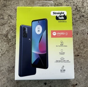 Smartphone Prepago Straight Talk Motorola Moto G Play 2023 32GB Azul Nuevo - Imagen 1 de 2