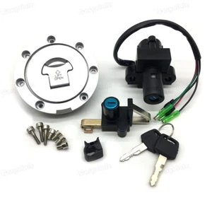 For Honda NSR125 1993-2004 Ignition Switch Fuel Gas Cap Seat Lock Key Set - Picture 1 of 9