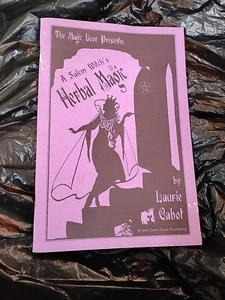 Wicca Herbal Magic Spells Invocations Vintage Witch Laurie Cabot Salem MA 1994 - Picture 1 of 4